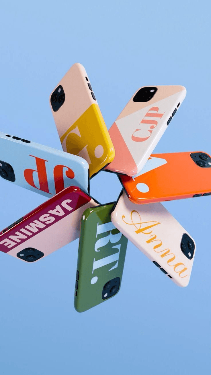 Colorful phone cases